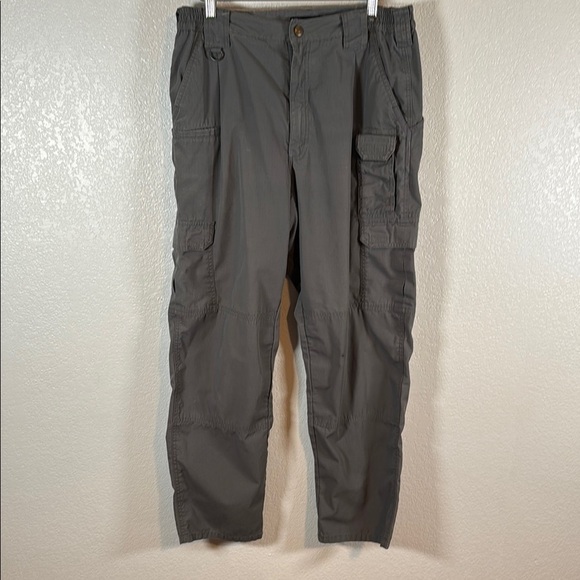 5.11 Tactical Gray Rip Stop Cargo Pants Size 34 - Picture 1 of 9